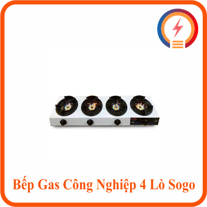  Bếp Gas Công Nghiệp 4 Lò Sogo 