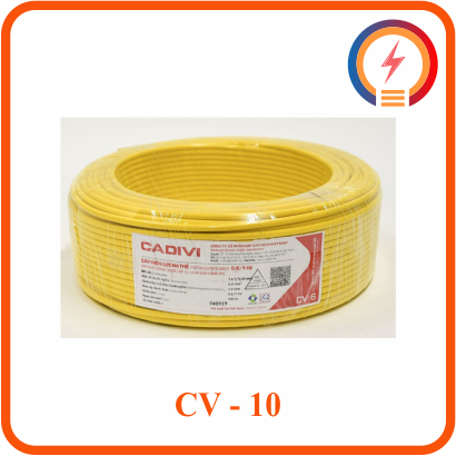  Dây điện lực hạ thế Cadivi CV - 10 - 0,6/1kV 