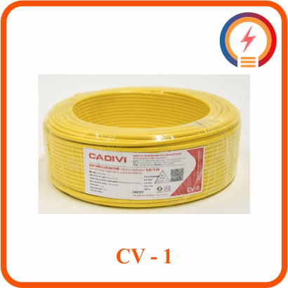  Dây điện lực hạ thế Cadivi CV - 1 - 0,6/1kV 