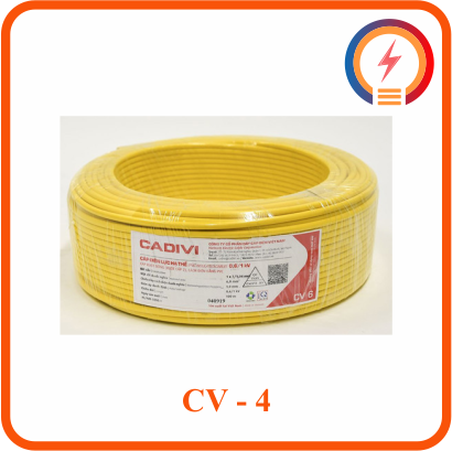  Dây điện lực hạ thế Cadivi CV - 4 - 0,6/1kV 