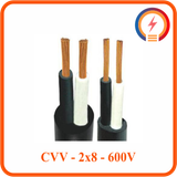  Dây Cadivi CVV - 2x8 - 600V 