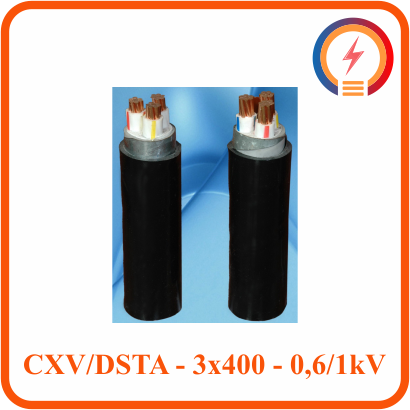  Dây Cadivi CXV/DSTA - 3x400 - 0,6/1kV 