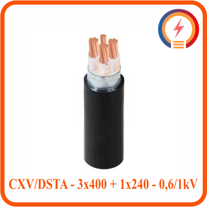  Dây Cadivi CXV/DSTA - 3x400 + 1x240 - 0,6/1kV 