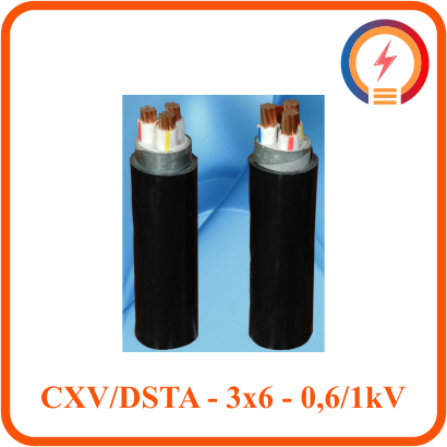  Dây Cadivi CXV/DSTA - 3x6 - 0,6/1kV 