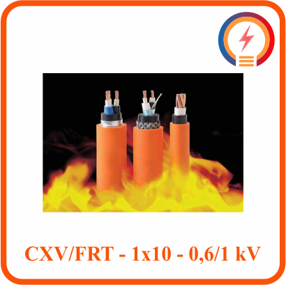  Cáp chậm cháy Cadivi CXV/FRT - 1x10 - 0,6/1 kV 