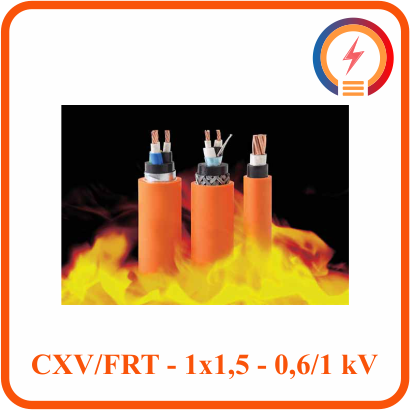  Cáp chậm cháy Cadivi CXV/FRT - 1x1,5 - 0,6/1 kV 