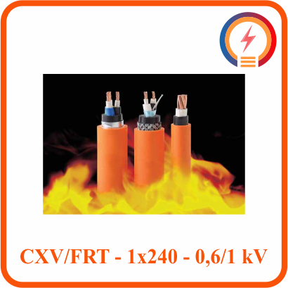  Cáp chậm cháy Cadivi CXV/FRT - 1x240 - 0,6/1 kV 