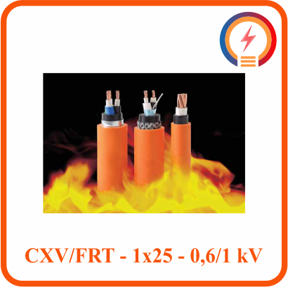  Cáp chậm cháy Cadivi CXV/FRT - 1x25 - 0,6/1 kV 