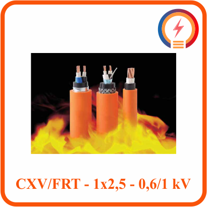  Cáp chậm cháy Cadivi CXV/FRT - 1x2,5 - 0,6/1 kV 
