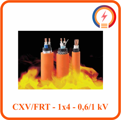  Cáp chậm cháy Cadivi CXV/FRT - 1x4 - 0,6/1 kV 