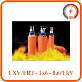  Cáp chậm cháy Cadivi CXV/FRT - 1x6 - 0,6/1 kV 