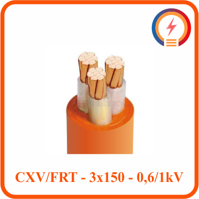  Cáp chậm cháy Cadivi CXV/FRT - 3x150 - 0,6/1 kV 