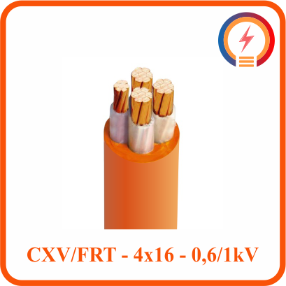  Cáp chậm cháy Cadivi CXV/FRT - 4x16 - 0,6/1 kV 