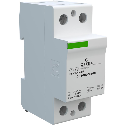  Thiết bị cắt sét trung tính DS1000G-600 (1P, Type 1, 100kA+150kA) 