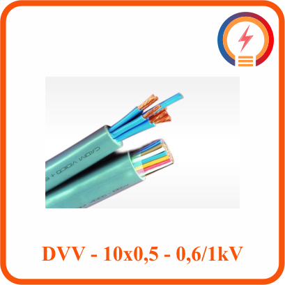  Dây Cadivi DVV - 10x0,5 - 0,6/1 kV 