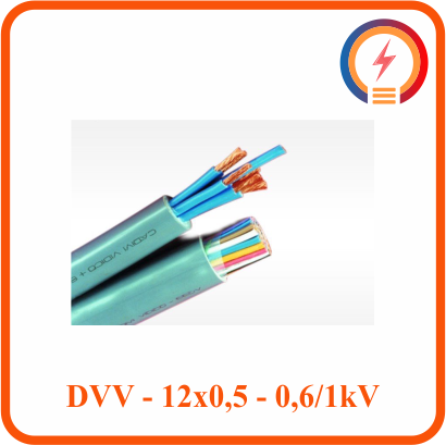  Dây Cadivi DVV - 12x0,5 - 0,6/1 kV 