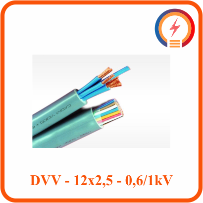  Dây Cadivi DVV - 12x2,5 - 0,6/1 kV 