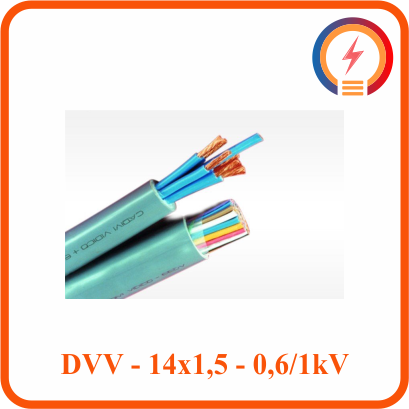  Dây Cadivi DVV - 14x1,5 - 0,6/1 kV 