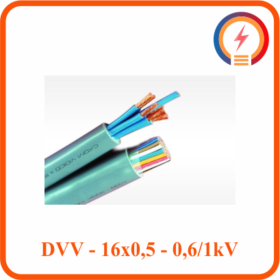  Dây Cadivi DVV - 16x0,5 - 0,6/1 kV 