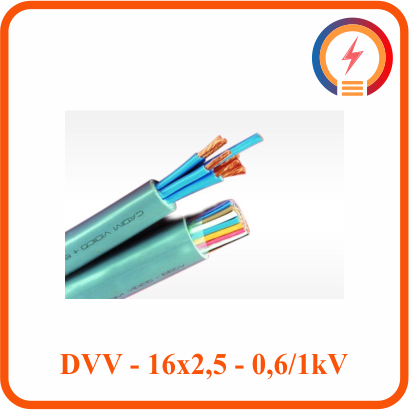  Dây Cadivi DVV - 16x2,5 - 0,6/1 kV 