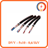 Dây Cadivi DVV - 5x10- 0,6/1 kV 