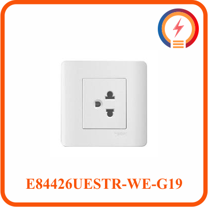  Bộ Ổ Cắm Đơn 3 Chấu 16A ( E84426UESTR_WE_G19 / E84426UESTR_SZ_G19 / E84426UESTR_SA_G19 ) Zencelo Schneider 