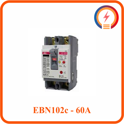  Cầu Dao ELCB 2P Chống Rò Điện 60A, 75A, 100A 35KA EBN102c 