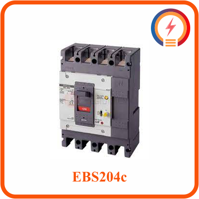  Cầu Dao ELCB 4P Chống Rò Điện 125A, 150A, 175A, 200A, 225A, 250A 37KA EBS204c 