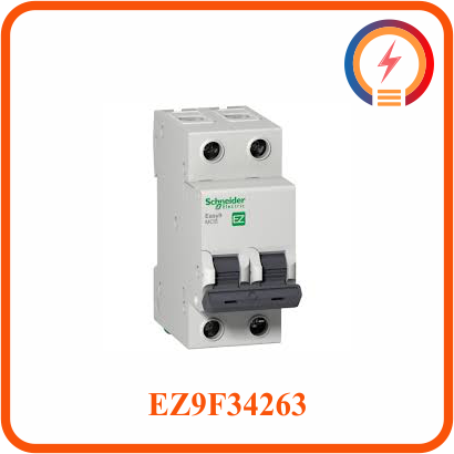  Cầu Dao MCB 2 Cực 63A 4.5kA 230V Easy9 EZ9F34263 Schneider 