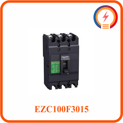  MCCB 3P 15A 10kA 415V EZC100F3015 Schneider 