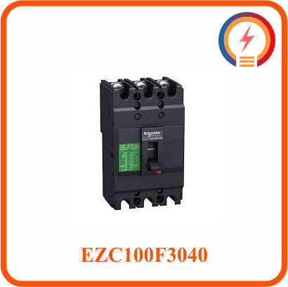  Cầu Dao Tự Động Dạng Khối MCCB 3P 40A 10kA 415V EZC100F3040 Schneider 