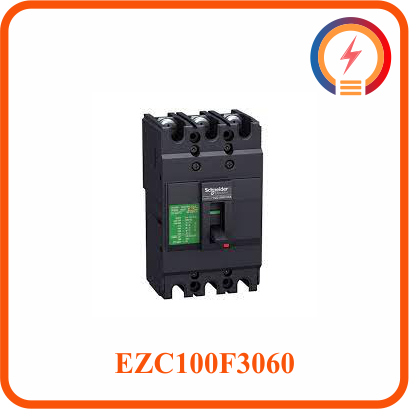  Cầu Dao Tự Động Dạng Khối MCCB 3P 60A 10kA 415V EZC100F3060 Schneider 