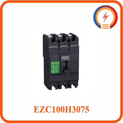  Cầu Dao Tự Động Dạng Khối MCCB 3P 75A 30kA 415V EZC100H3075 Schneider 