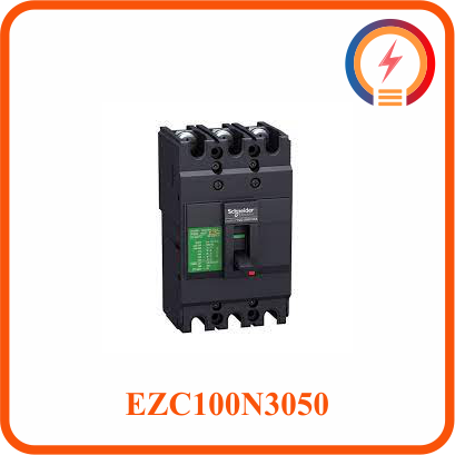  Cầu Dao Tự Động Dạng Khối MCCB 3P 50A 15kA 415V EZC100N3050 Schneider 