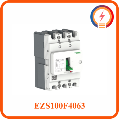  MCCB 4P 63A 30kA 380/415V EZS100F4063 Schneider 