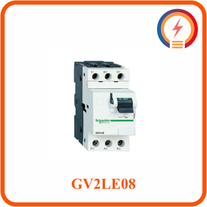  CB Bảo Vệ Động Cơ Từ Nhiệt GV2LE08 4A Schneider 