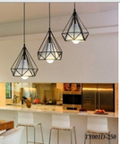  ĐÈN THẢ HIỆN ĐẠI KIM CƯƠNG Ø 250mm ( Đơn ) 