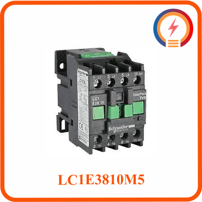  Contactor 3P 38A 380V LC1E3810M5 Cuộn hút 220AC Schneider 