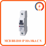  MCB BH-D10 1P 10A 10kA C N Mitsubishi 