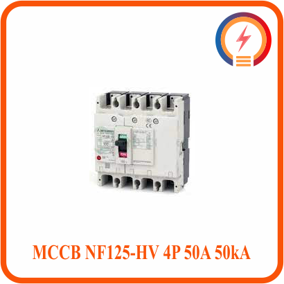  MCCB NF125-HV 4P 50A 50kA Mitsubishi 