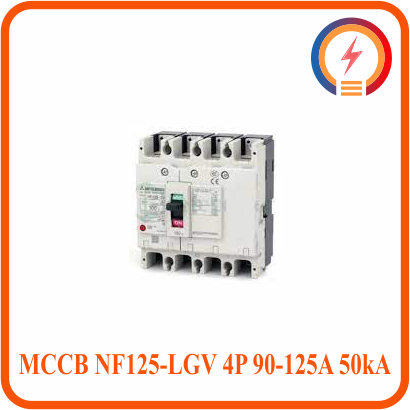  MCCB NF125-LGV 4P 90-125A 50kA Mitsubishi 