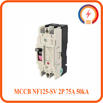  MCCB NF125-SV 2P 75A 50kA Mitsubishi 