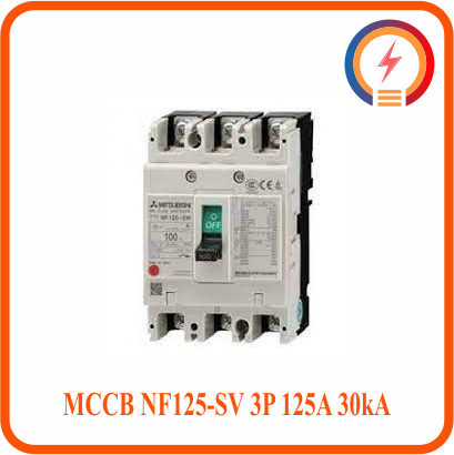  MCCB NF125-SV 3P 125A 30kA Mitsubishi 