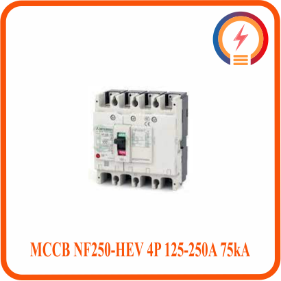  MCCB NF250-HEV 4P 125-250A 75kA Mitsubishi 