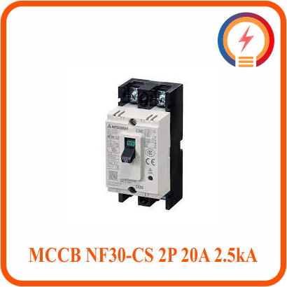  MCCB NF30-CS 2P 20A 2.5kA Mitsubishi 