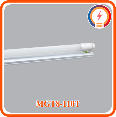  Bộ Máng Gồm Đèn Led Thuỷ Tinh Đơn Trắng, Vàng MPE 9W ( MGT8-110T/ MGT8-110V ) 