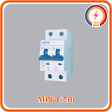  Cầu Dao 2 Cực 10A 6kA MPE MP6-C210 