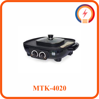  Bếp Lẩu Nướng Vuông Matika MTK-4020 