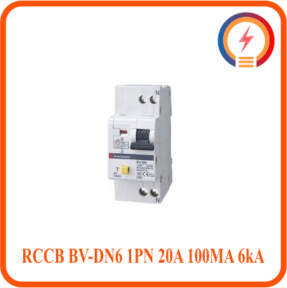  RCCB BV-DN6 1PN 20A 100MA 6kA Mitsubishi 