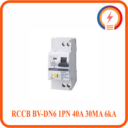  RCCB BV-DN6 1PN 40A 30MA 6kA Mitsubishi 